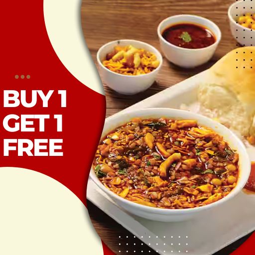 Buy 1 Misal Pav & Get 1 Mumbaiya Vadapav Free